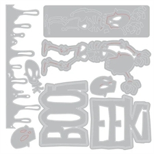 Sizzix Thinlits - Tim Holtz Vault Collection / Frights + Bones